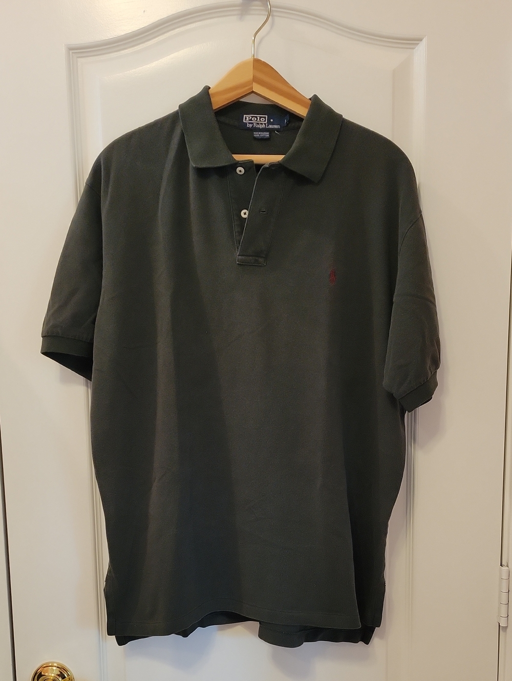 Polo by Ralph Lauren Men's Dark Green Short-Sleeve Polo Shirt